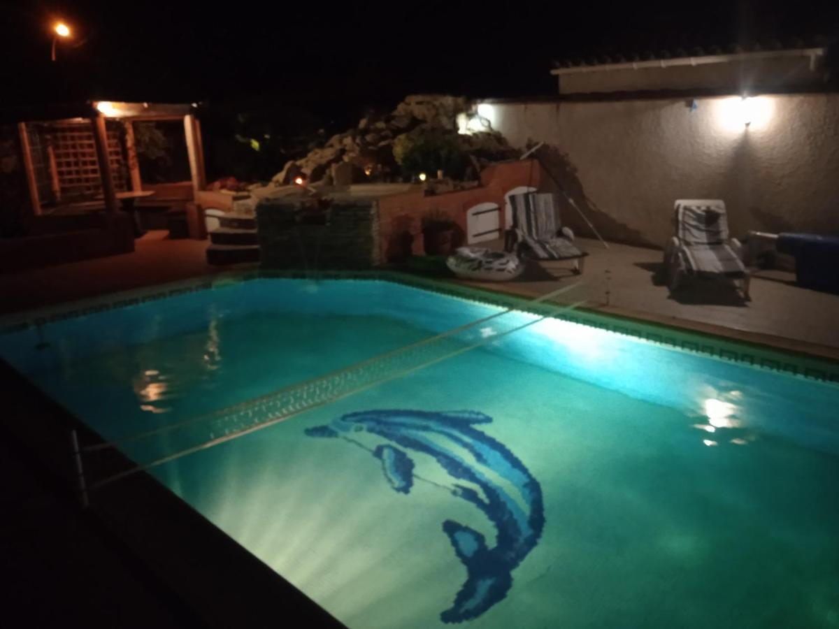 Ferienwohnung Gite T2 Avec Grande Piscine Villeneuve-la-Comptal Exterior foto